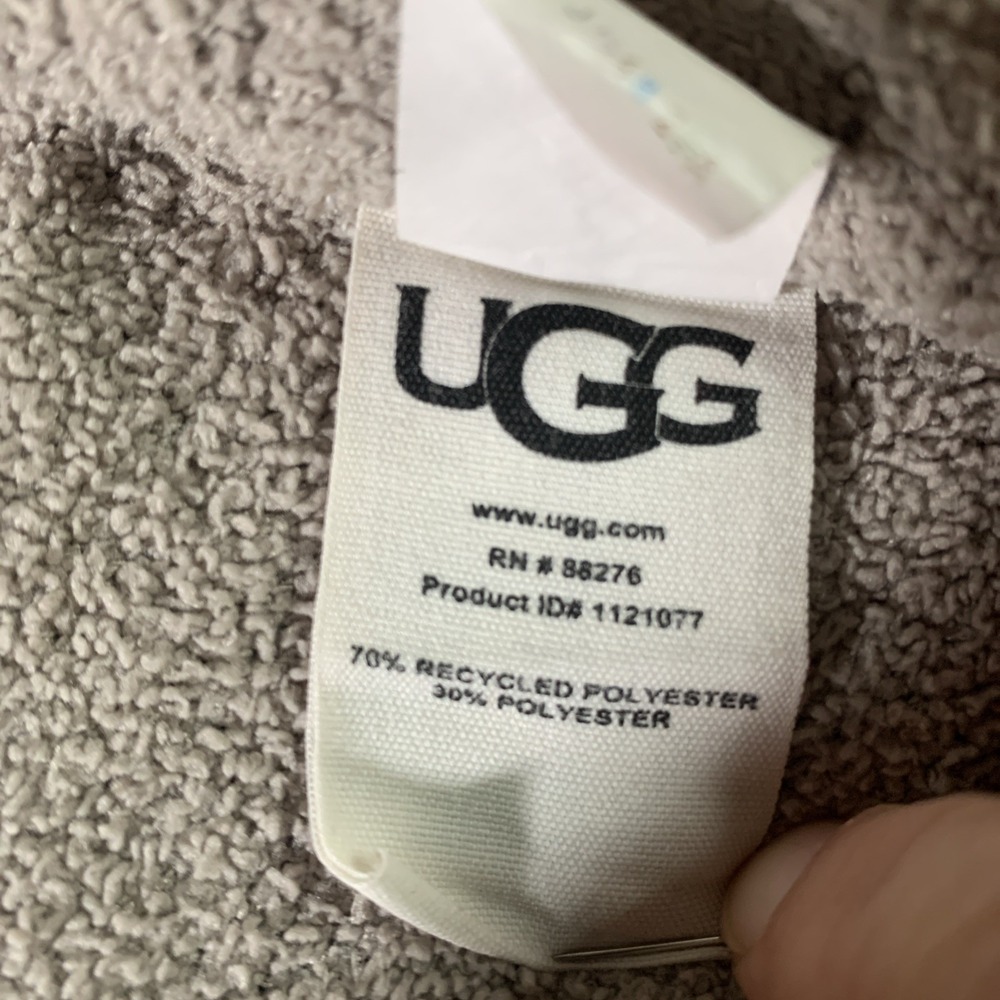 UGG Terri Pants Womens L Tan Sherpa Fleece Wide Leg Loungewear 1121077 - Picture 7 of 9